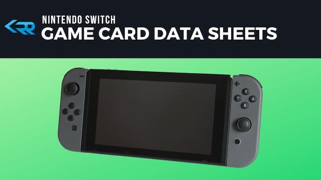 Nintendo Switch Game Card Leak
